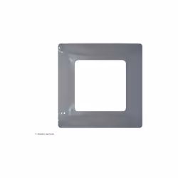 Caractéristiques de la plaque Niloe Plaque de finition de la gamme Niloe Legrand - 1 poste. Hauteur de la plaque : 86 mm Larg ...