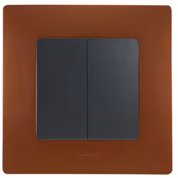 PLAQUE CACAO 1 POSTE LEGRAND 096708Legrand -Plaque 1 poste Niloé -Cacao