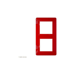 Plaque 2 postes niloé coquelicot Legrand 096712