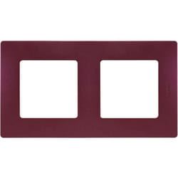 Plaque prune 2 p entraxe 71MM Legrand 096717