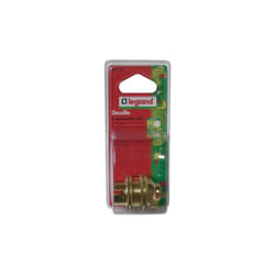 Douille B22 passage fil+bague acier s/c - Legrand