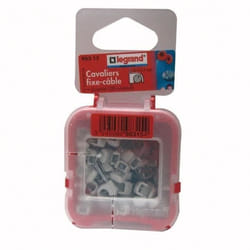 Cavalier fixe-câble Multifix x100 - D: 10 mm à D: 14 mm - gris