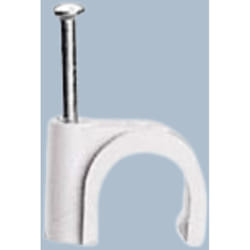 Legrand - Cavaliers Multifix x 20 - souples - Pour câble Ø7mm à Ø10 mm - Blanc