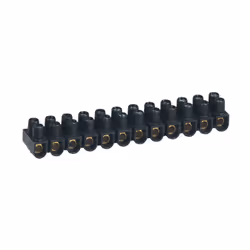 Borne de raccordement Nylbloc - 16 mm - noir LEGRAND Écart central entre les trous 5.5 mm Section de conducteur connectable à ...