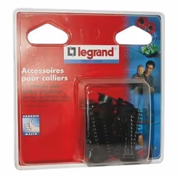 10 embases + chevilles pour collier de serrage colson