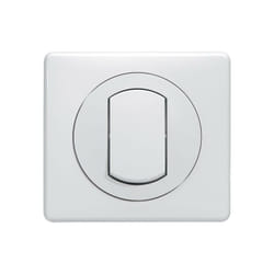 Legrand - Interrupteur ou va-et-vient avec plaque Céliane Soft étanche 10A Blanc (099161)