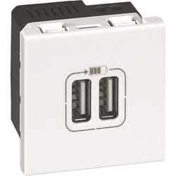 MOSAIC PRISE DOUBLE USB 1500MA SEUL LEGRAND - 099604