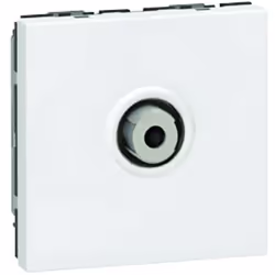 Prise TV Legrand Mosaic - Type F - Blanc Cette prise TV murale Legrand Mosaic, de couleur blanche, est idéale pour une instal ...