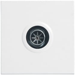 Legrand - Prise tv simple mâle Mosaic 2 modules - Blanc