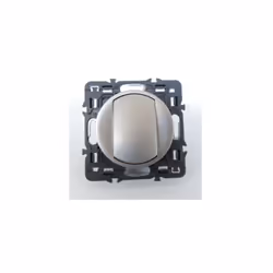 Interrupteur VMC 2 positions 250V mécanisme avec support et enjoliveur Titane CELIANE LEGRAND 099796 Kit commande VMC avec en ...