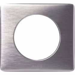 Plaque de finition 1 poste Céliane finition Métal Aluminium La gamme d'appareillages Céliane de Legrand vous offre un grand n ...