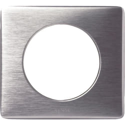 Plaque de finition 1 poste - Céliane finition Métal Aluminium Legrand