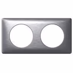 LEGRAND Plaque de finition 2 postes entraxe 71mm Céliane