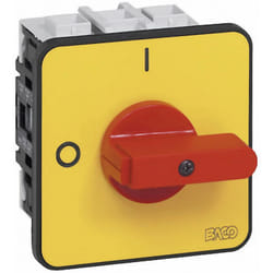 172202 Interrupteur sectionneur 50 a 1 x 90 ° jaune, rouge 1 pc(s) X50653 - Baco