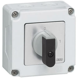 NB03AHQ Interrupteur sectionneur 16 a 1 x 90 ° gris, noir 1 pc(s) D74040 - Baco