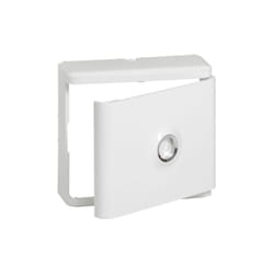 Habillage + porte blanche pour platines de branchement drivia - Blanc RAL9003 Legrand
