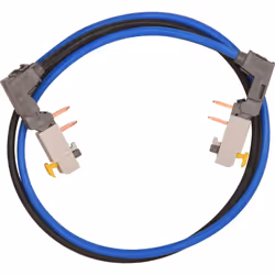 Description générale Cordon de repiquage à connexion automatique, idéal pour l'alimentation entre deux rangées de disjoncteur ...