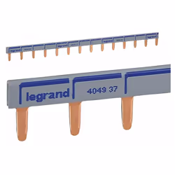 Peigne universel unipolaire pour l'alimentation d'une rangée ou d'un groupe d'appareils DNX³ et DX³ Uni+NeutreL'alimentation  ...