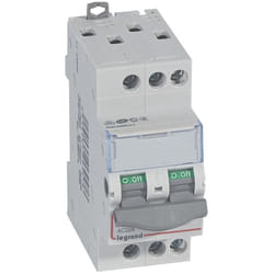 Interrupteur-sectionneur DX³-IS 3 Pôles 400V 20A 2 modules Legrand 406457