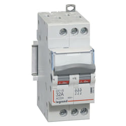 Legrand - Interrupteur sectionneur dx is 3P 400V 32A 2 modules (406459)