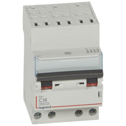 Disjoncteur LEGRAND DX³ 6000 10 kA courbe C 16A - 3 modules Auto/vis