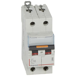Disjoncteur LEGRAND DX³-vis/vis-2P-230/400V~-16A-25kA-courbe C - Protection des départs
