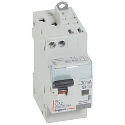Disjoncteur différentiel monobloc - Legrand - DX³ 6000 - 10 kA - Courbe C - Protection tête de groupe