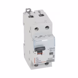 Disjoncteur différentiel Legrand 410999 - 1P+N 6A 30mA avec arrivée à borne à vis Ce disjoncteur différentiel 30mA de calibre ...