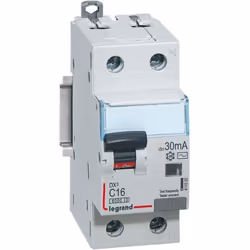 Legrand RCBO DX3 6000, 10kA, 16A, 16 A, 230 V, 245 g, 2 module(s), NSW, NF, IEC