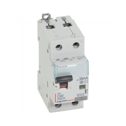 Legrand - 411006 Disjoncteur Différentiel 40a - 30ma - Type Ac - 1p+n - 2 Modules - Neutre à Droite - Auxiliarisable