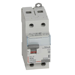 Interrupteur différentiel DX³-ID 2P 230V 40A type AC 30mA - LEGRAND - 411505