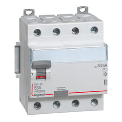 Interrupteur différentiel DX³-ID 4P 400V type AC 63A - LEGRAND
