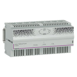 Legrand - Centrale automatique Triple Play Gigabit modulaire pour distribution adsl et fibre sur 8 prises RJ45 8 modules (413044)