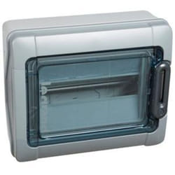 Legrand - Tableau de distribution modulaire 1x12 apparent transparent IP65 IK09 PLEXO3 pv 414033