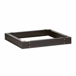 Legrand 6 464 02, Plaque inférieure, Noir, Métal, 48,3 cm (19"), 100 mm