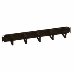 Legrand 6 465 20, Panneau de gestion de câbles, Noir, Acier, 1U, 48,3 cm (19"), 68 mm