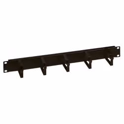 Legrand 6 465 21, Panneau de gestion de câbles, Noir, Acier, 77 mm, 1 mm, 4513 mm