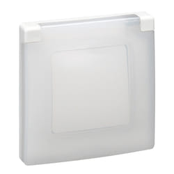 plaque 1 poste ip44 ik07 pur legrand niloé