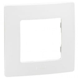 Plaque de finition NILOE 1 poste - LEGRAND - Blanc - Niloe - Plastique anti-Ultraviolet