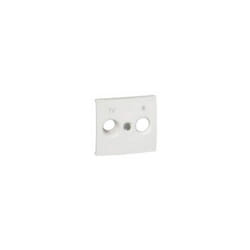 Cache prise tv / r valena blanc Legrand 774365