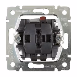Legrand 775811, Boutons, Gris, Plastique, IP21, 71 mm, 33 mm