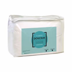 Couette Tempérée Microfibre 140x200cm - Enveloppe Microfibre 100% Polyester - Garnissage 100% Polyester 300g/m² - Piquage Lig ...