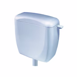 Réservoir semi-bas à commande latérale par manette. capacité 9L équipé d'un mécanisme simple touche et d'un robinet flotteur  ...