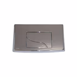 Description générale Plaque INTEGRA double touche chromée, conçue pour le système Bâtichasse 500 et le bâti-support autoporta ...