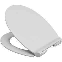 Abattant wc double blanc azur premium slim declipsable a descente ralentie Siamp ref.95 9007 10
