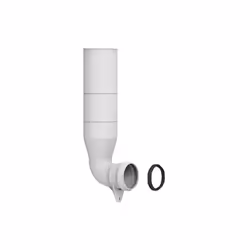 Description générale Coude d'alimentation pour bâti-chasse de marque SIAMP, idéal pour les installations de WC suspendus. Spé ...