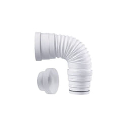 Siamp - Pipe wc souple extensible à mémoire de forme Ø100 - Longueur 25-55cm