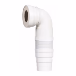 Sortie mâle Ø90 à 110 mm Longueur 225 à 390mm Joint en EPDM Pipe femelle-mâle extensible souple à mémoire de forme en PVC Col ...