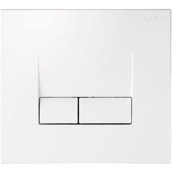 Plaque ue de commande double touche, smarty, blanc Siamp ref.31191010