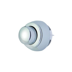 Siamp - Bouton chromé pour mécanisme wc Skill 51 pmr